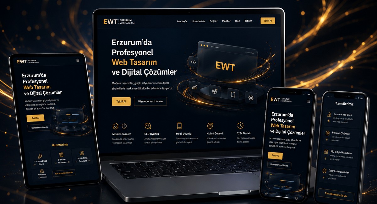 EWT Erzurum Web Tasarım Premium Ajans