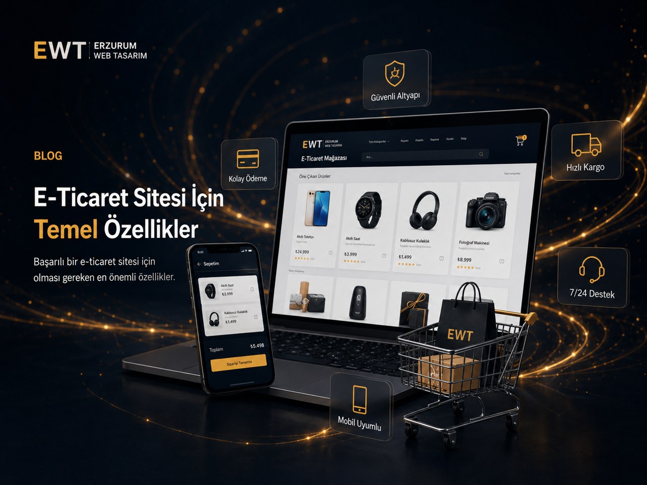 E-Ticaret Sitesi İçin Temel Özellikler